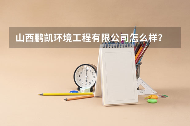 山西鹏凯环境工程有限公司怎么样？