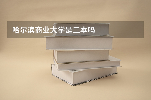 哈尔滨商业大学是二本吗