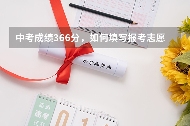中考成绩366分，如何填写报考志愿，河北省河间市学生
