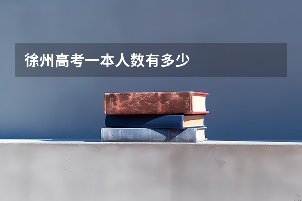 徐州高考一本人数有多少