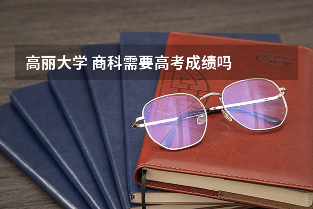 高丽大学 商科需要高考成绩吗
