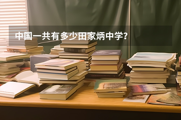 中国一共有多少田家炳中学？