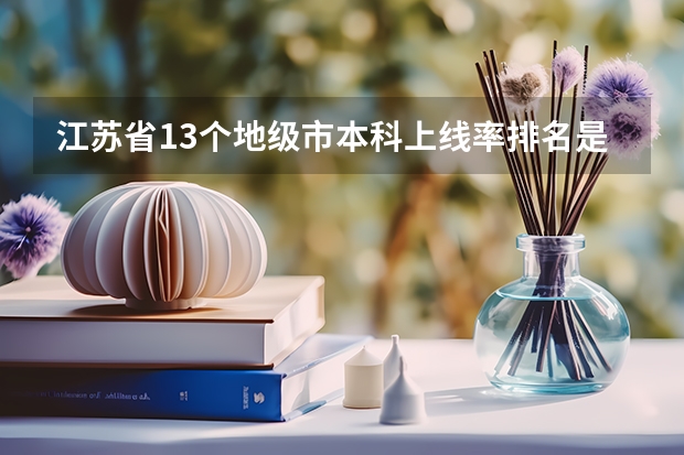 江苏省13个地级市本科上线率排名是怎样的？ 广东各市高考一本录取率排名