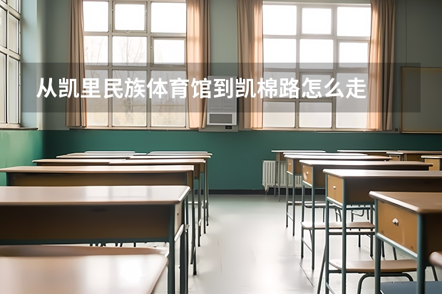 从凯里民族体育馆到凯棉路怎么走
