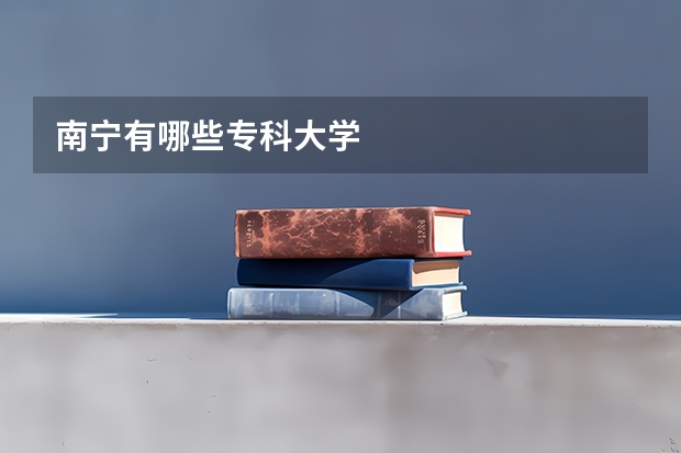 南宁有哪些专科大学