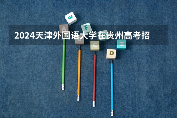 2024天津外国语大学在贵州高考招生计划介绍