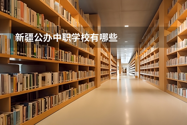 新疆公办中职学校有哪些
