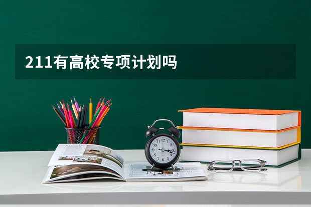 211有高校专项计划吗