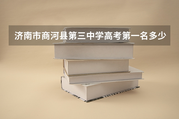 济南市商河县第三中学高考第一名多少分