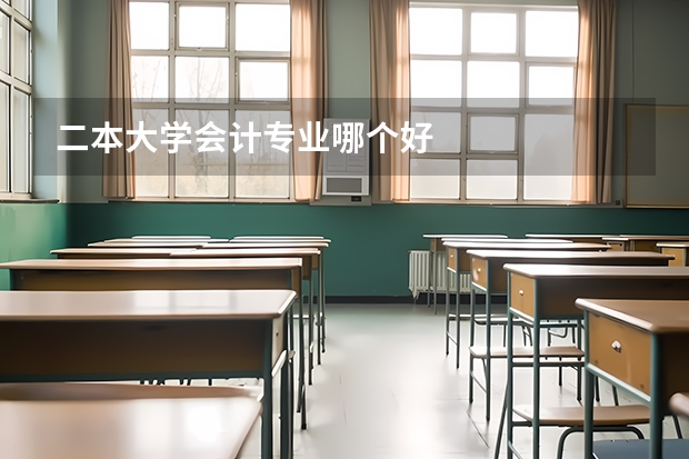 二本大学会计专业哪个好