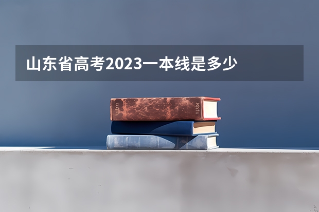 山东省高考2023一本线是多少
