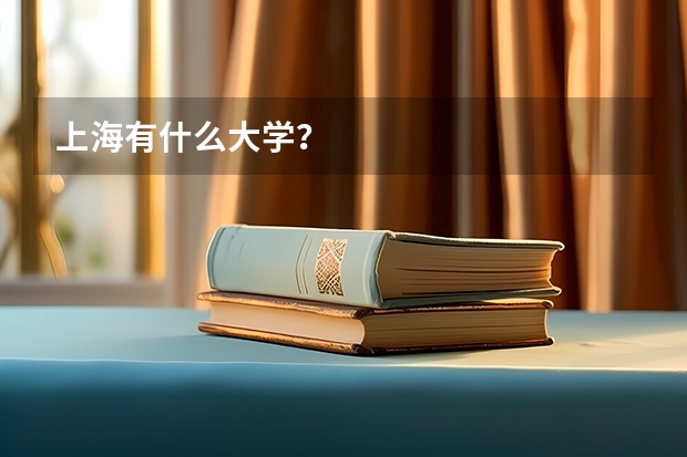 上海有什么大学?