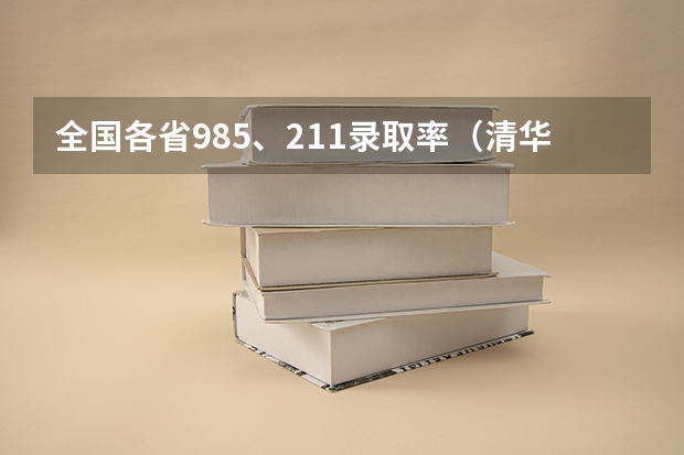 全国各省985、211录取率（清华大学录取率）