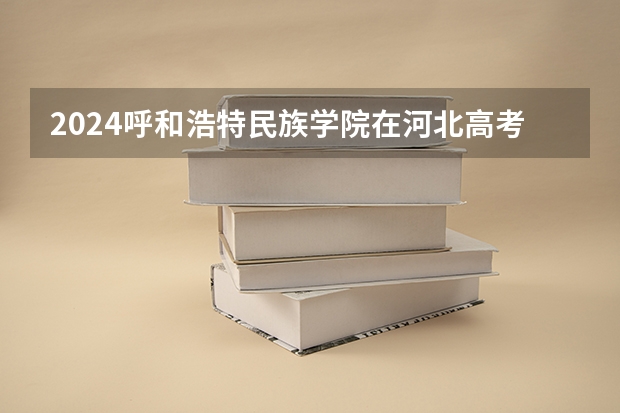 2024呼和浩特民族学院在河北高考招生计划介绍
