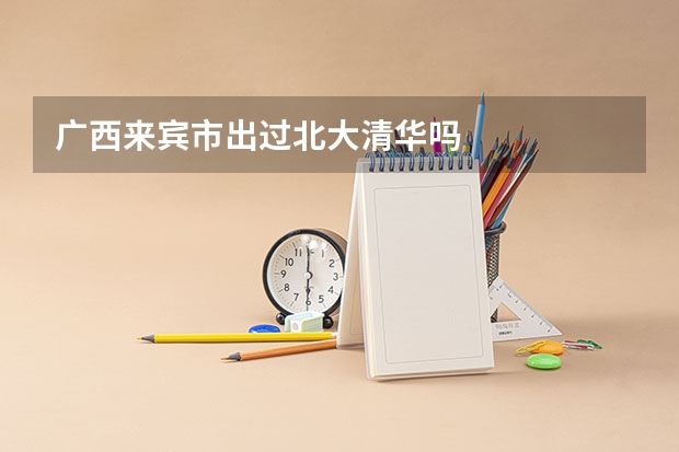 广西来宾市出过北大清华吗