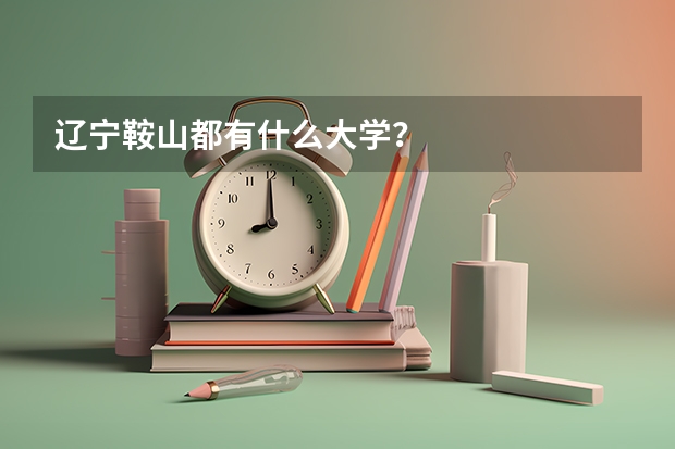 辽宁鞍山都有什么大学？