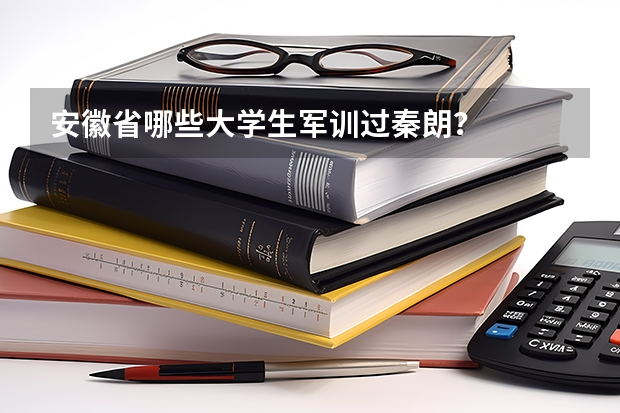 安徽省哪些大学生军训过秦朗？