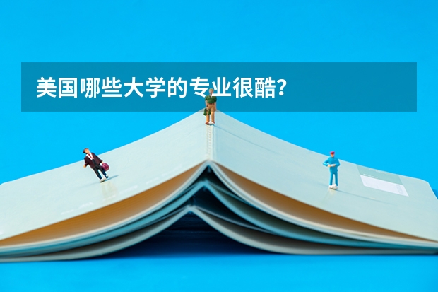 美国哪些大学的专业很酷？