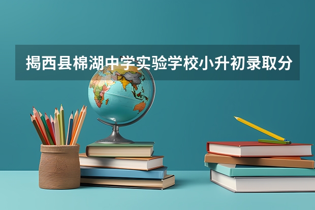 揭西县棉湖中学实验学校小升初录取分数线（广东省揭阳市揭西县高中录取分数线）