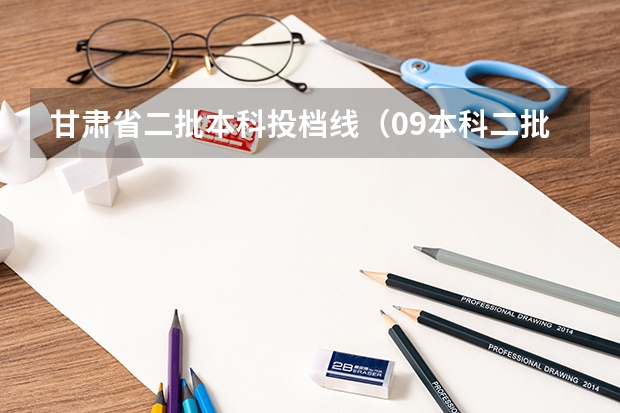 甘肃省二批本科投档线(09本科二批未录满都院校 急!)