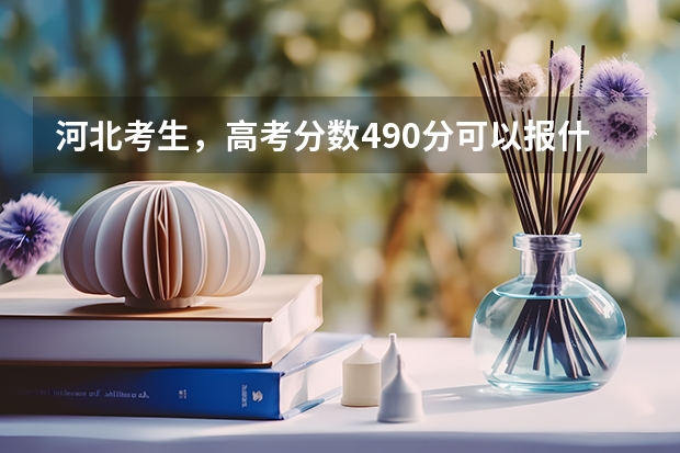 河北考生,高考分数490分可以报什么学校?