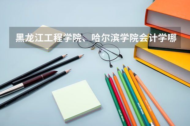 黑龙江工程学院、哈尔滨学院会计学哪个好