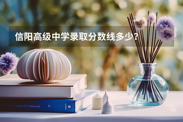 信阳高级中学录取分数线多少？
