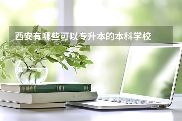 西安有哪些可以专升本的本科学校