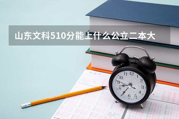 山东文科510分能上什么公立二本大学，保险一些的，急急急
