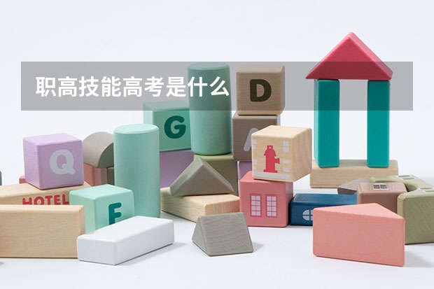 职高技能高考是什么