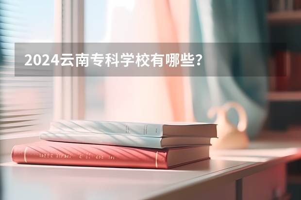 2024云南专科学校有哪些?