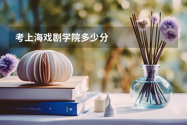 考上海戏剧学院多少分