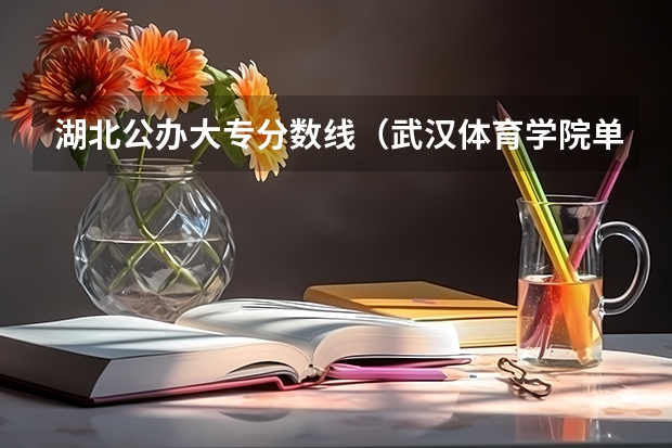 湖北公办大专分数线（武汉体育学院单招录取分数线）