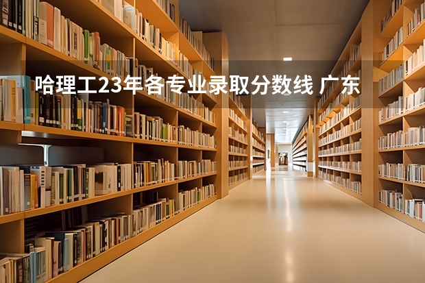 哈理工23年各专业录取分数线 广东新华学院录取分数线2023