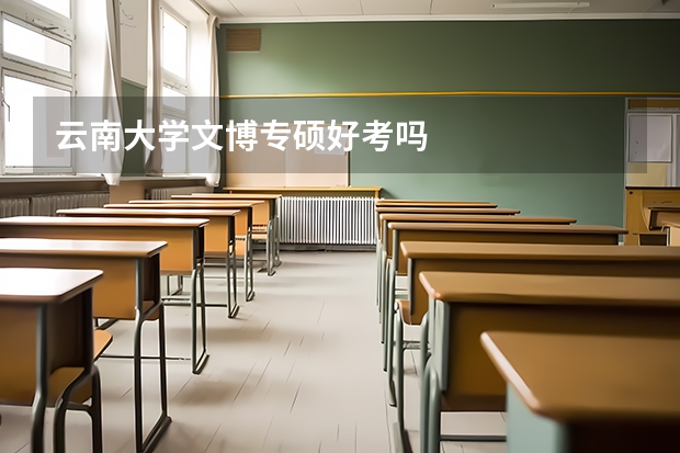云南大学文博专硕好考吗