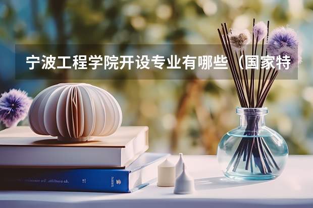宁波工程学院开设专业有哪些（国家特色专业）