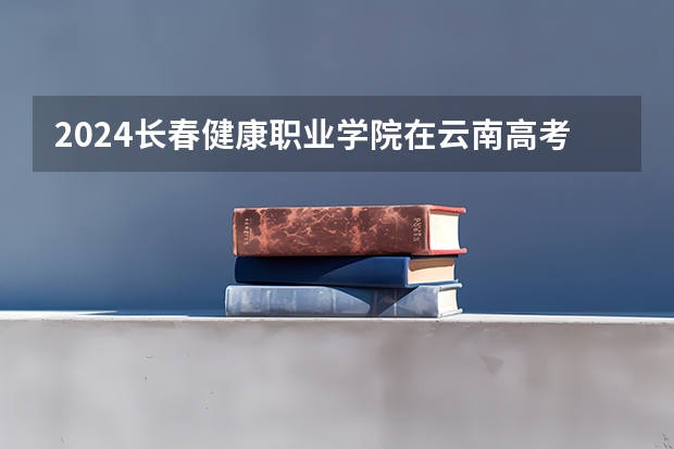 2024长春健康职业学院在云南高考招生计划介绍