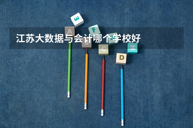 江苏大数据与会计哪个学校好