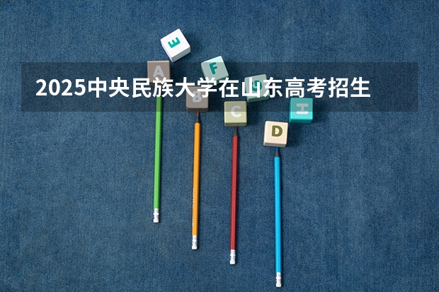 2025中央民族大学在山东高考招生计划介绍