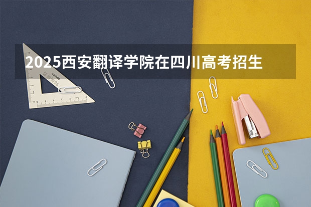 2025西安翻译学院在四川高考招生计划介绍