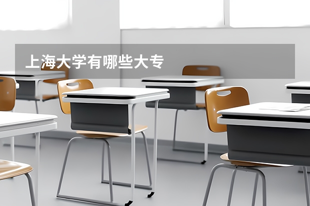 上海大学有哪些大专