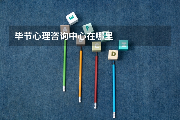 毕节心理咨询中心在哪里