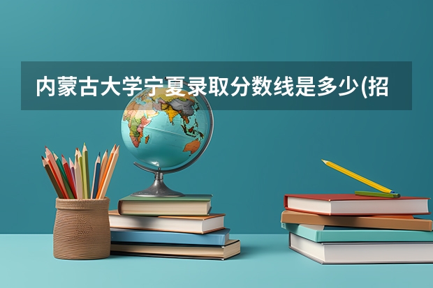 内蒙古大学宁夏录取分数线是多少(招生人数)
