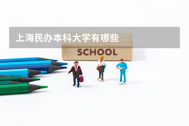 上海民办本科大学有哪些