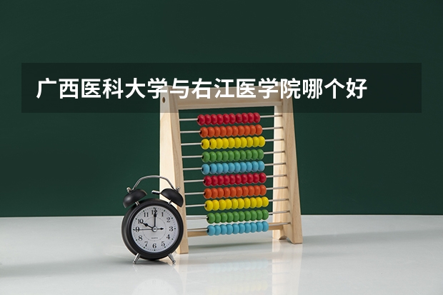 广西医科大学与右江医学院哪个好